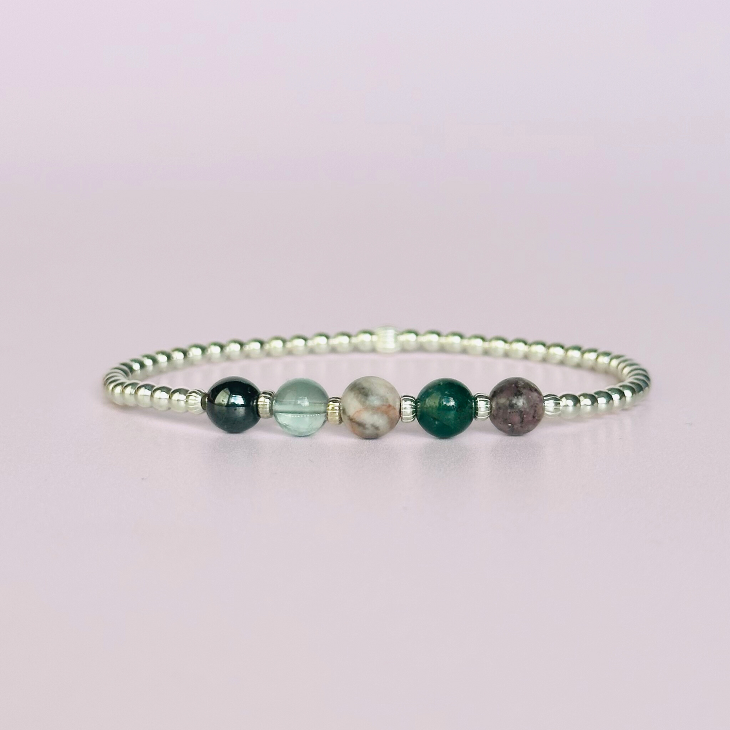Sterling silver focus bracelet