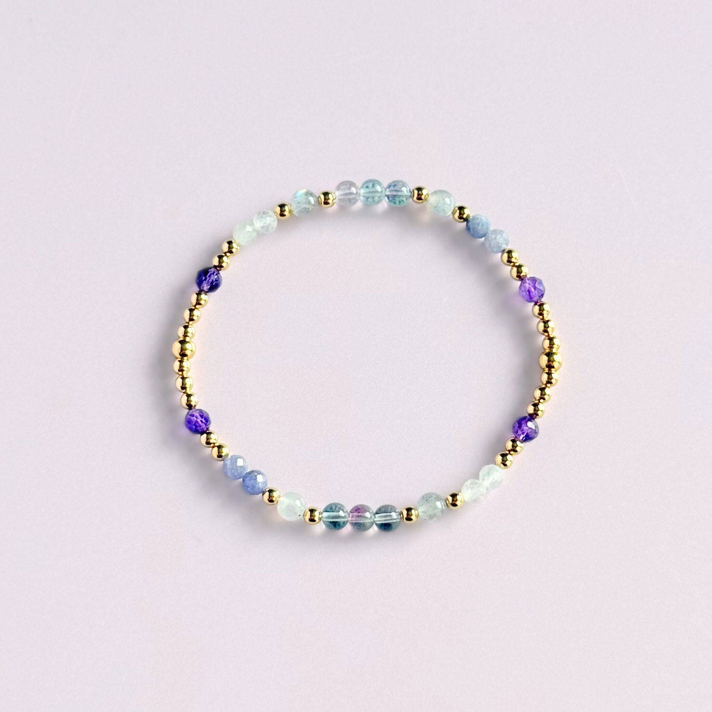 Northern Lights aurora borealis inspired crystal bracelet