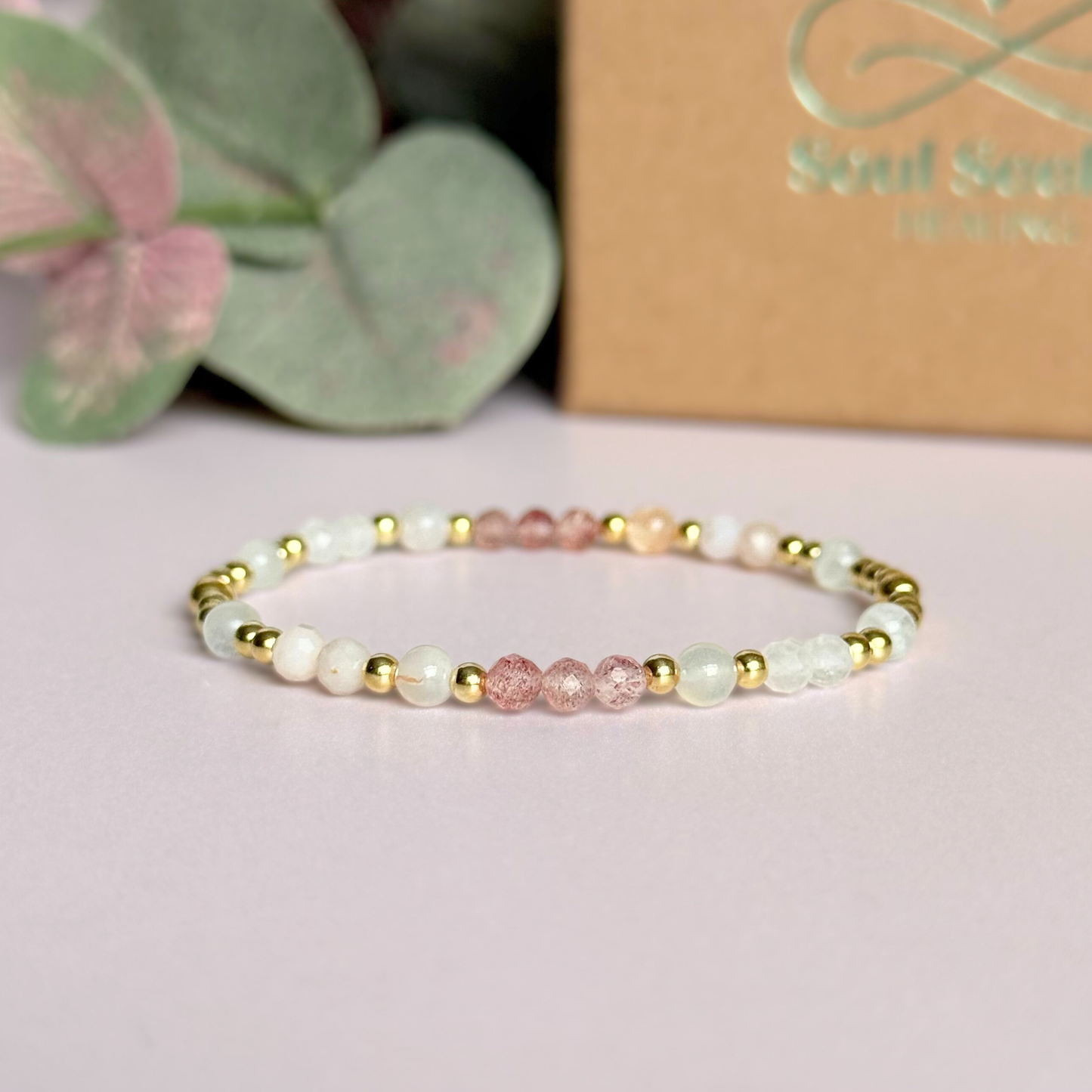 ‘Spring Blossom’ Inspired Spring Themed Crystal Bracelet