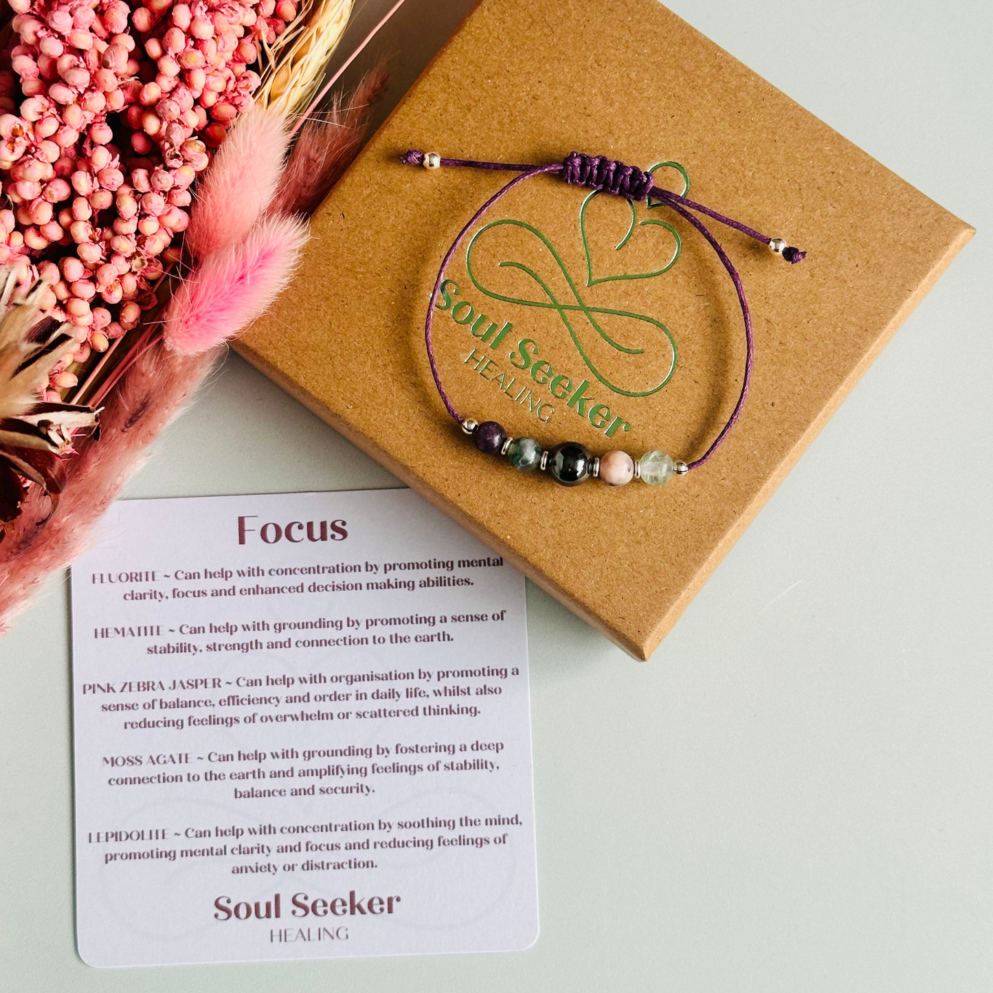 Focus crystal bracelet