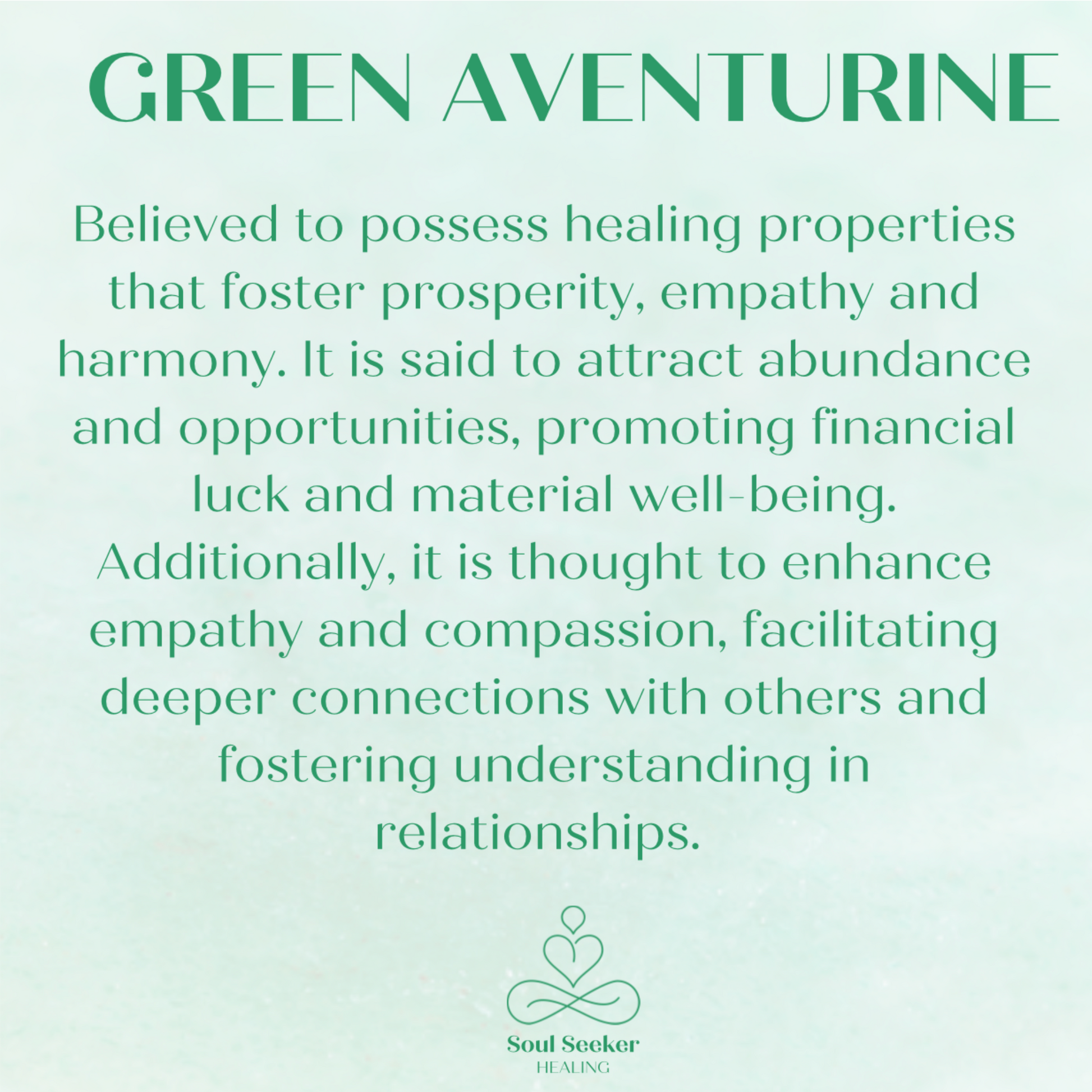 Green aventurine benefits, healing benefits of green aventurine, green aventurine healing properties