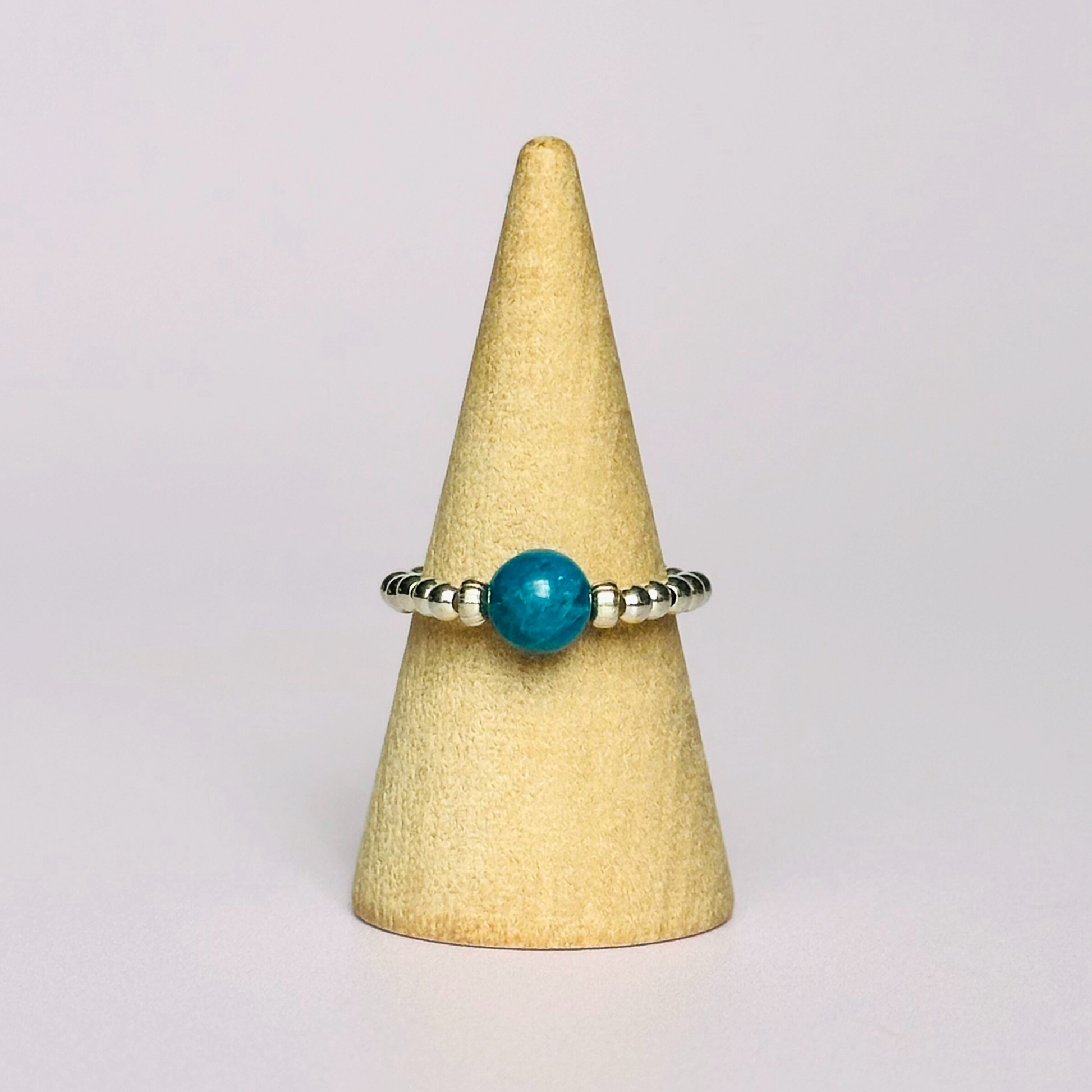 apatite ring, apatite silver ring, apatite ring silver, sterling silver apatite ring, crystal healing ring, stretch ring, elastic ring