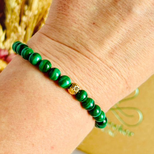  Malachite bracelet, gold malachite bracelet, genuine malachite bracelet, malachite bracelet gold, gold vermeil malachite bracelet
