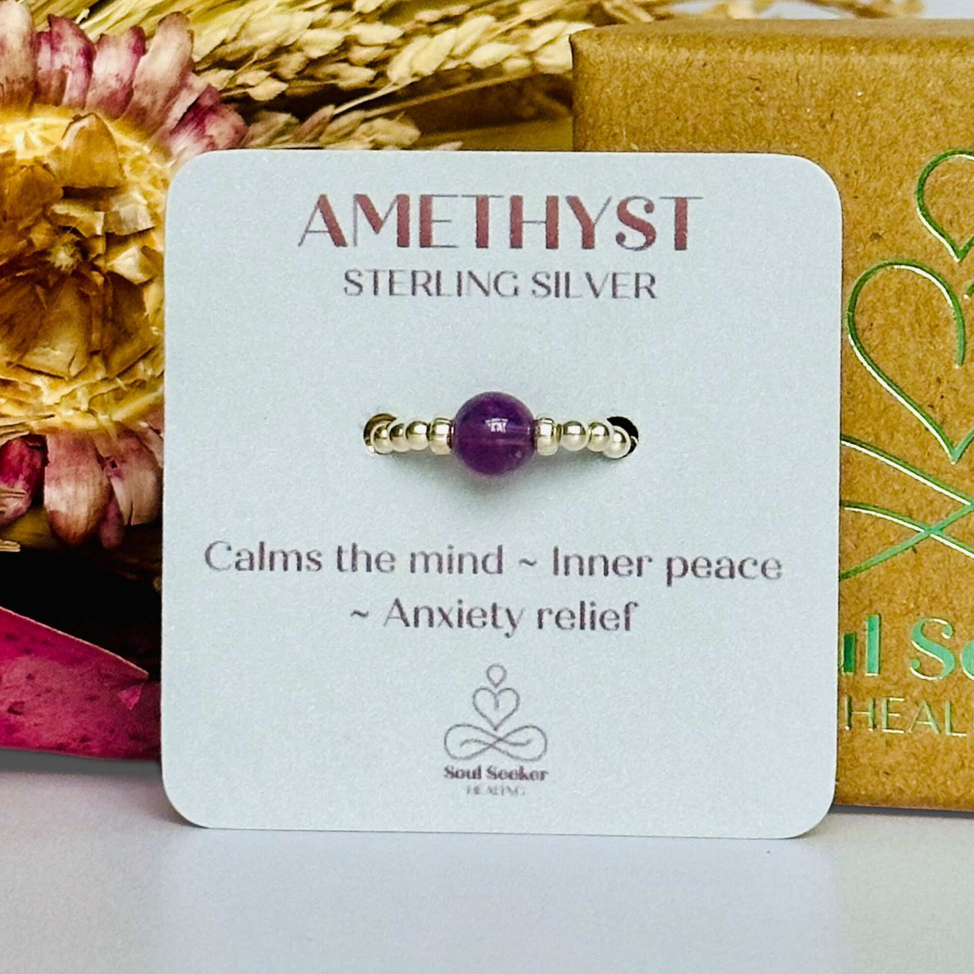 silver amethyst ring, amethyst ring, sterling silver amethyst ring, february birthstone ring, february crystal, february birthstone, february birthstone jewellery, crystal ring, crystal healing ring, crystal jewellery, crystal healing jewellery