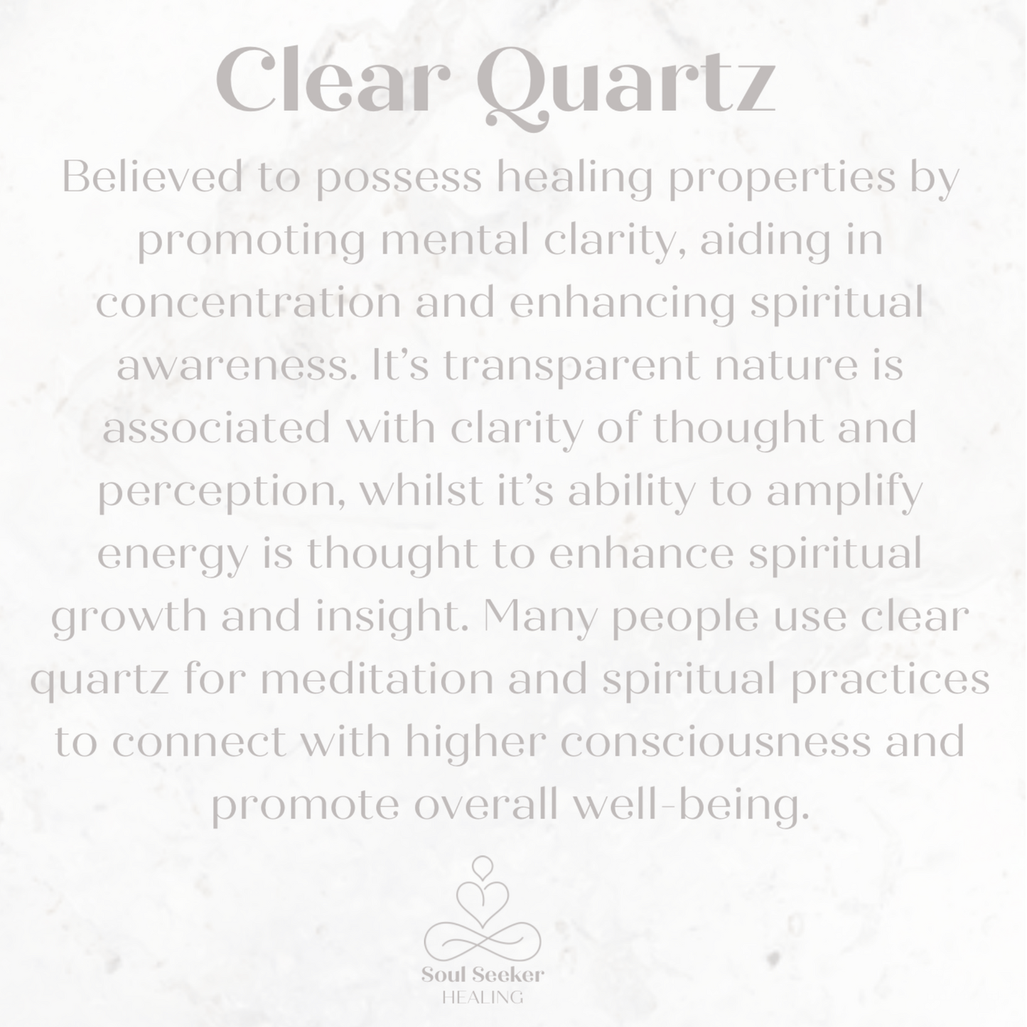 Clear quartz bracelet with focal bead