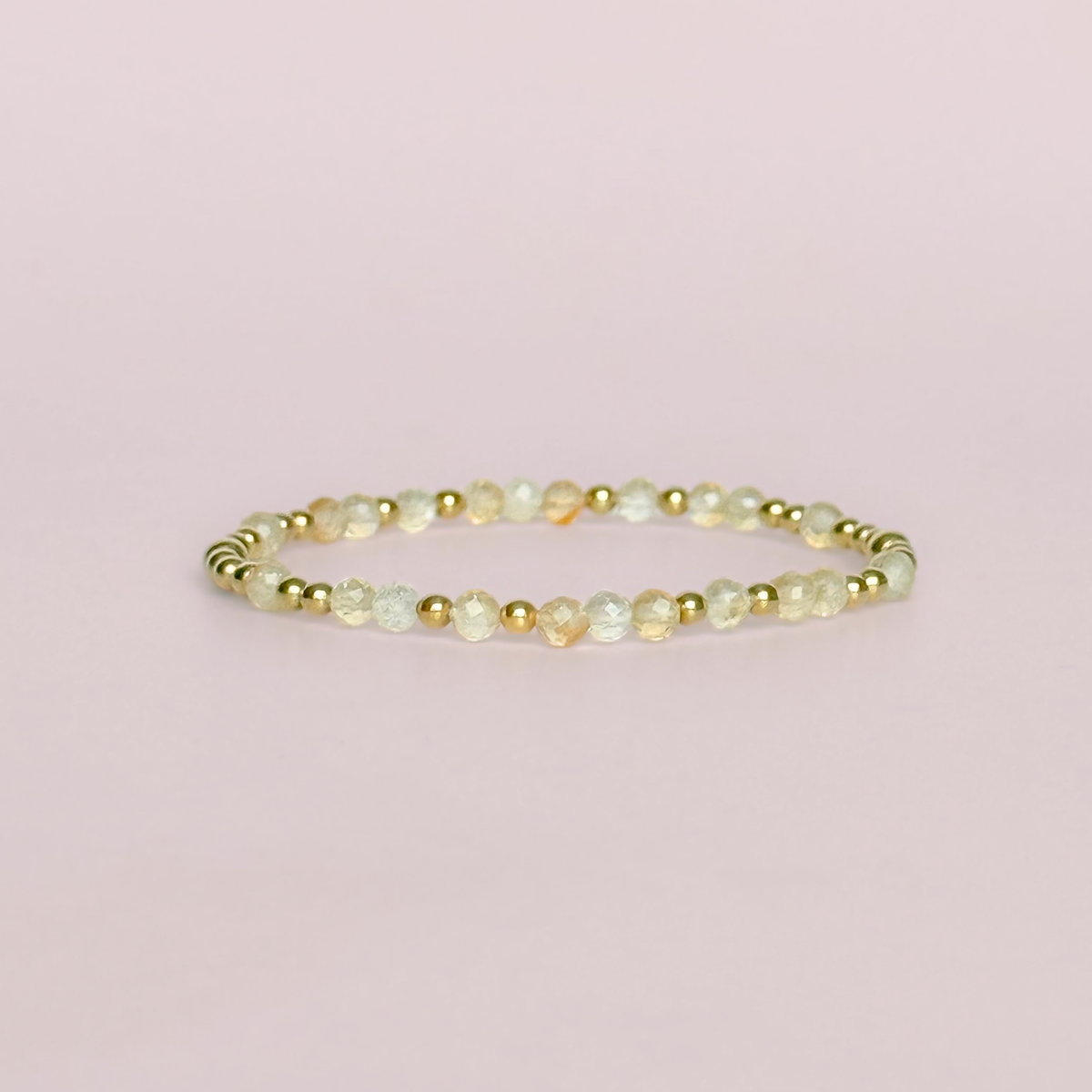 Gold Vermeil Citrine November Birthstone Bracelet