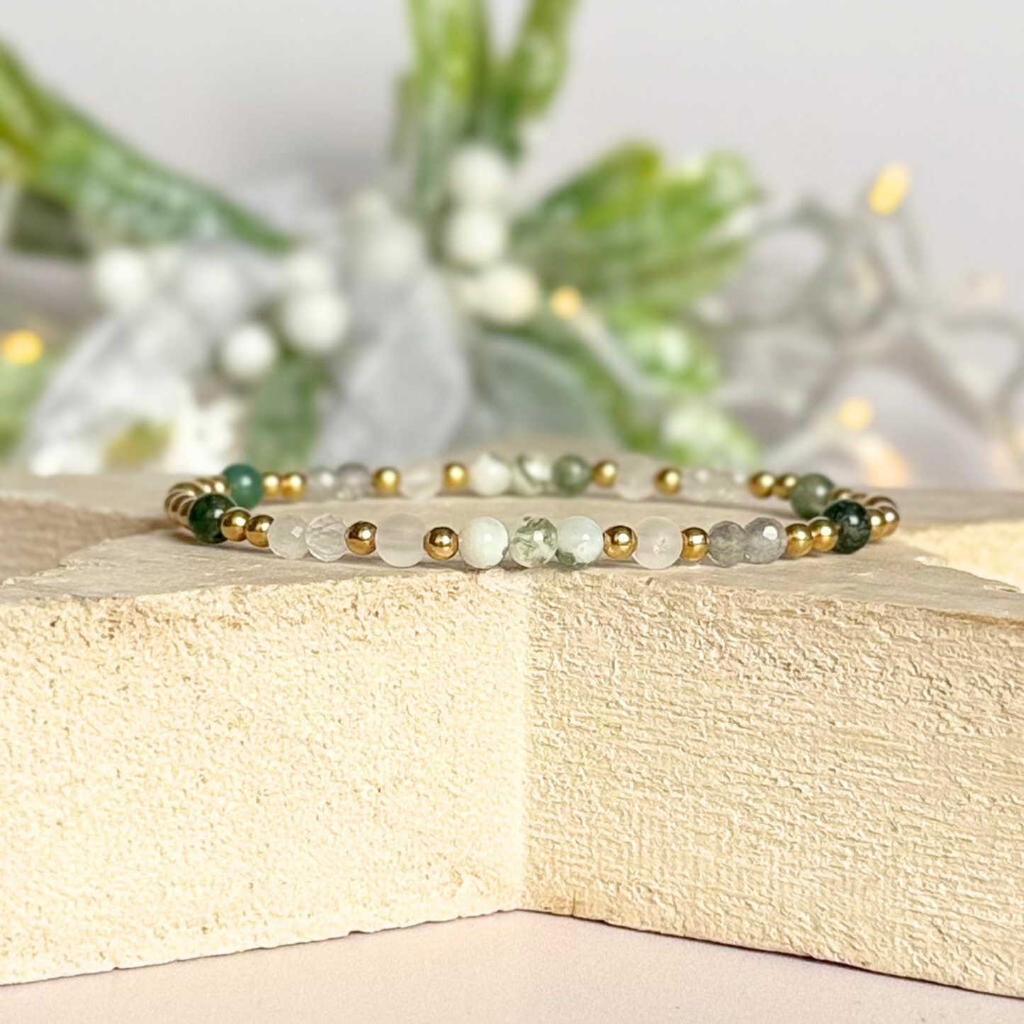 Under The Mistletoe festive crystal bracelet