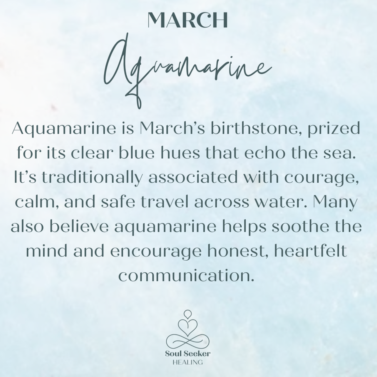 March Birthstone Milestone Birthday Sterling Silver Aquamarine Bracelet