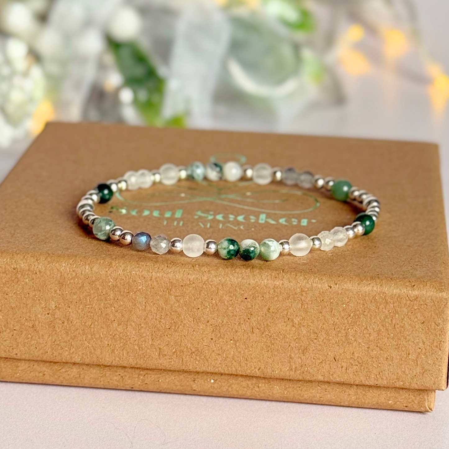 Under The Mistletoe festive crystal bracelet