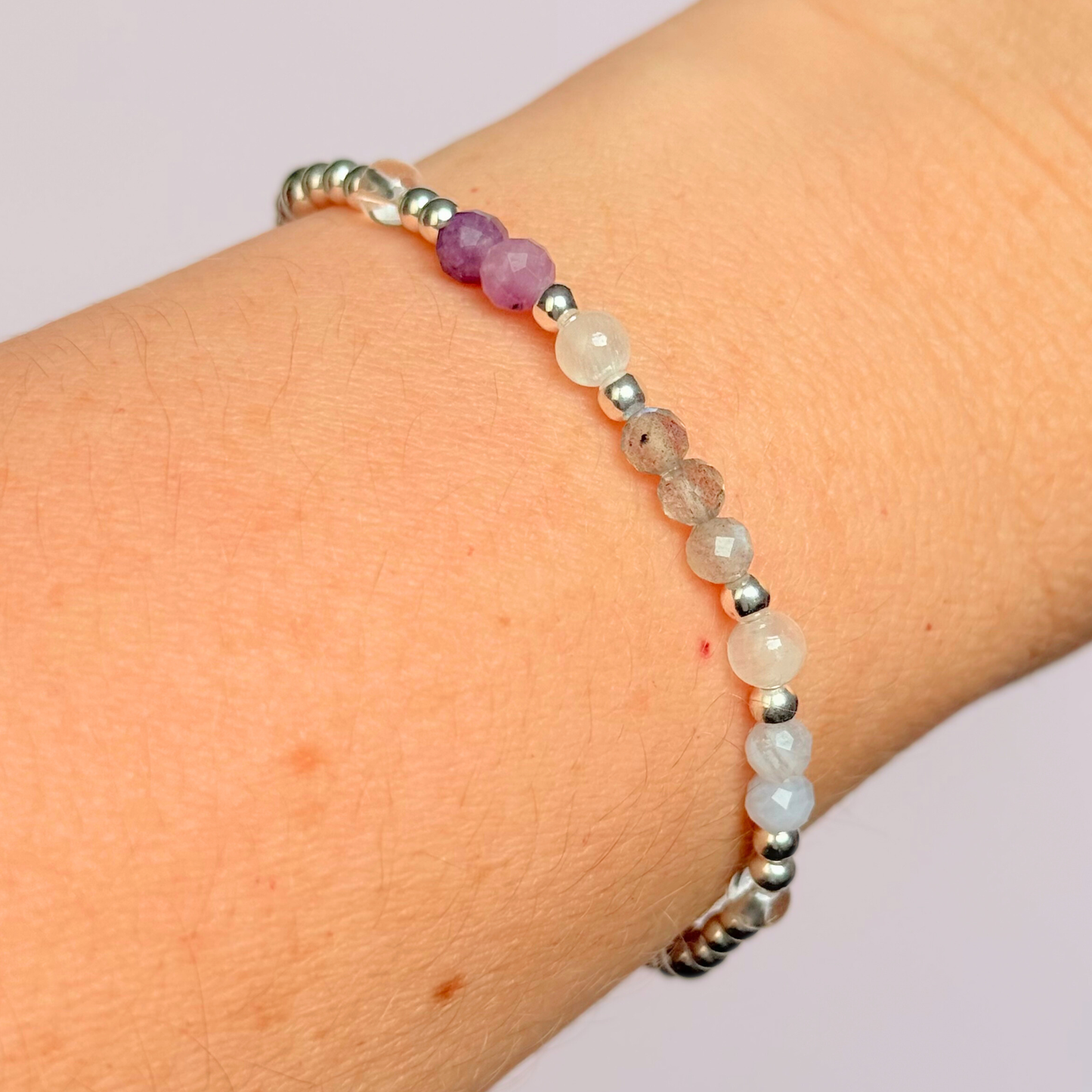 Silent Night festive crystal bracelet