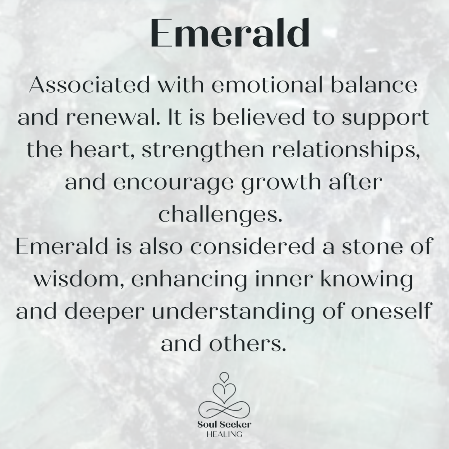 Emerald benefits, emerald healing properties, emerald meaning