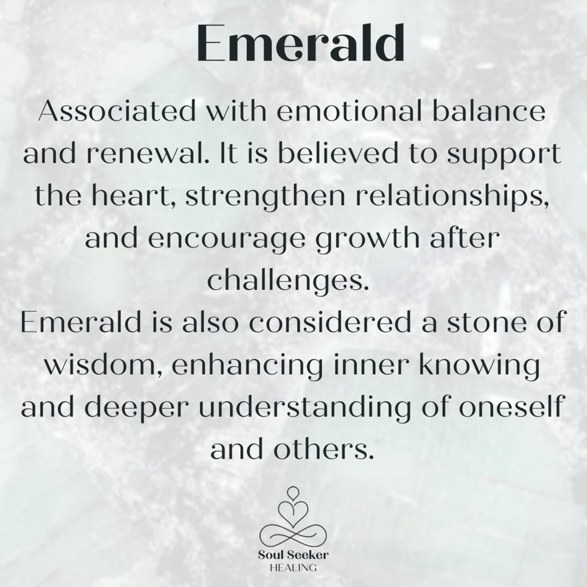 Emerald benefits, emerald healing properties, emerald meaning