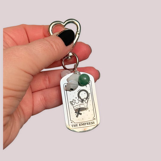 The Empress Tarot Card Keyring
