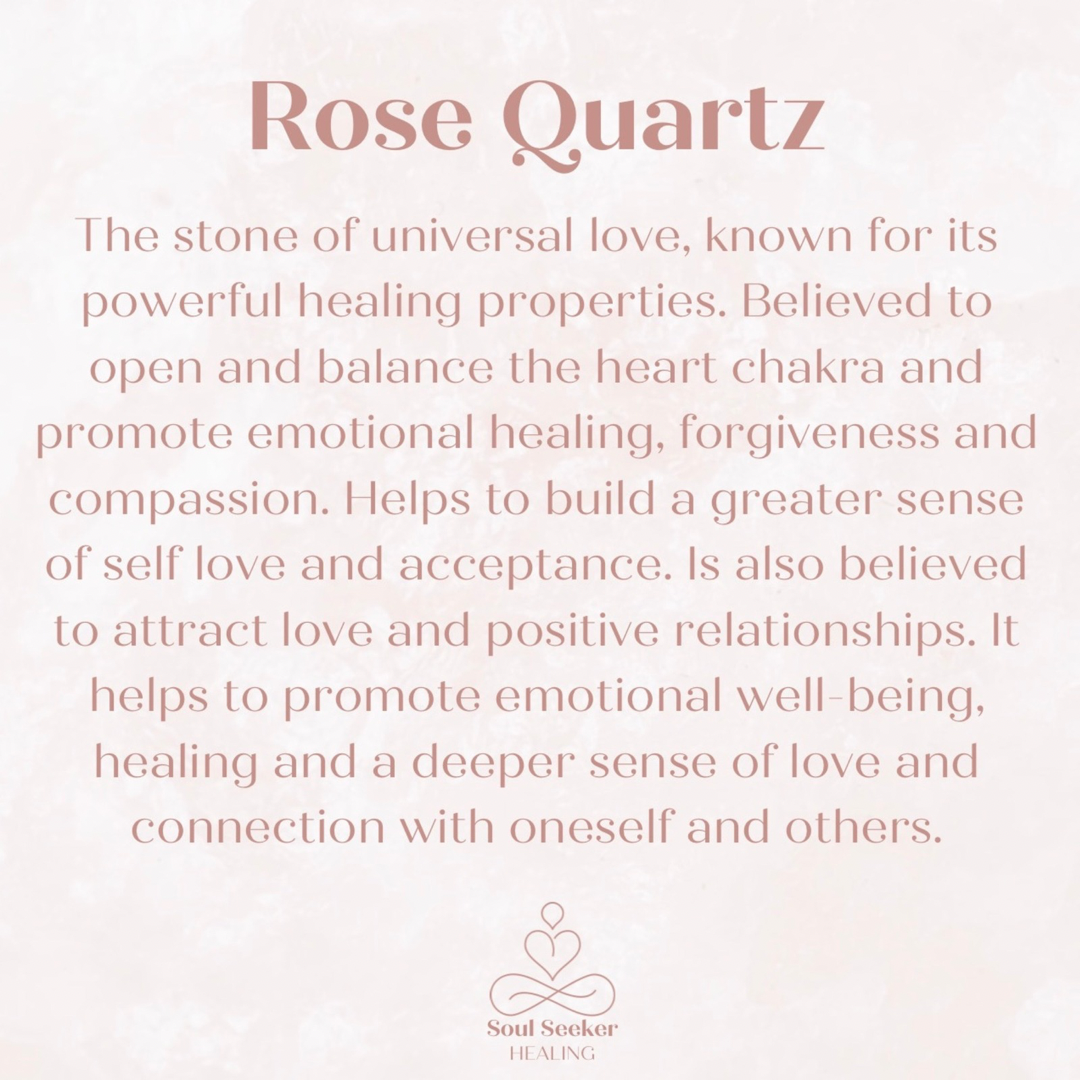 Rose quartz meaning, rose quartz benefits, rose quartz healing properties￼