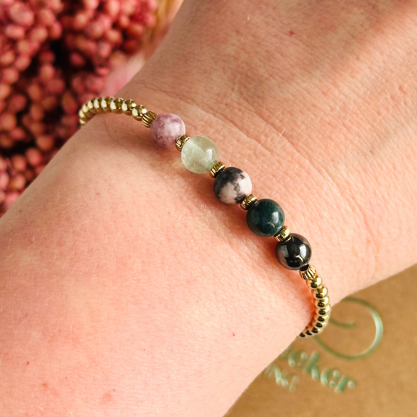 Gold vermeil focus bracelet