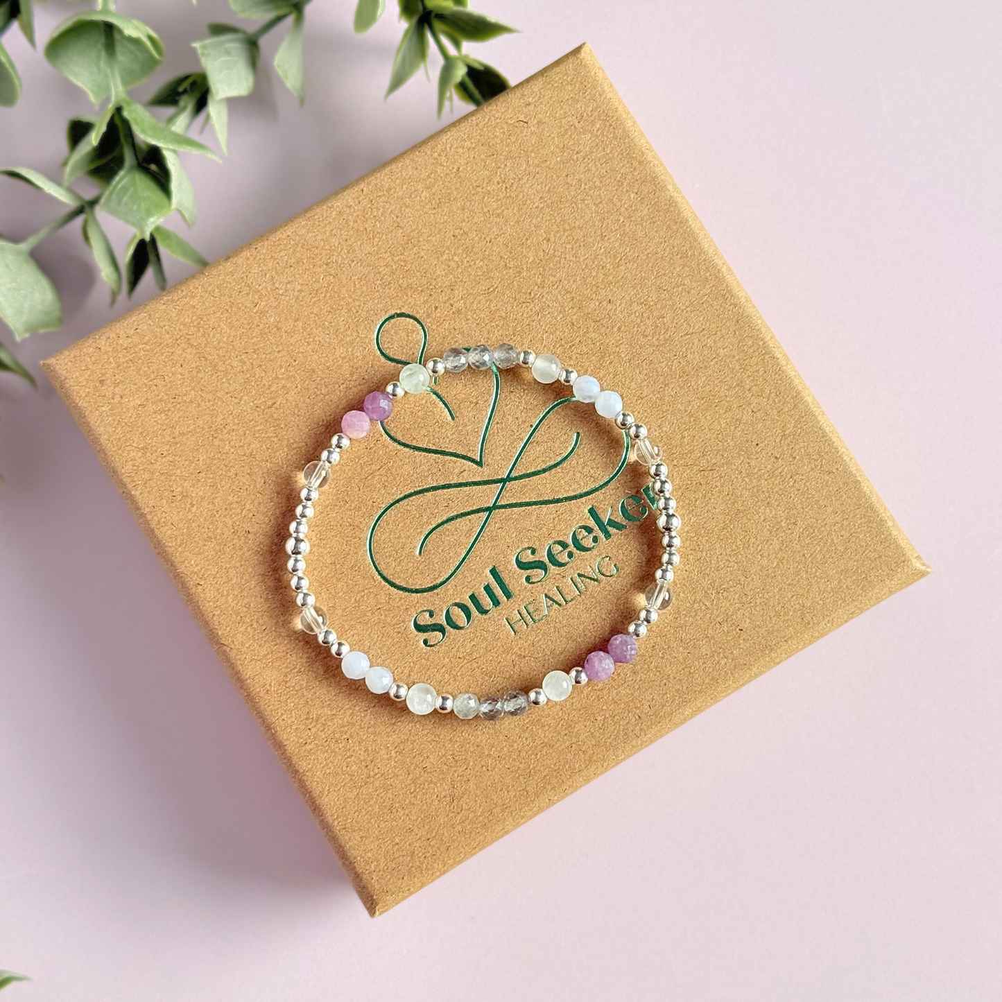Silent Night festive crystal bracelet