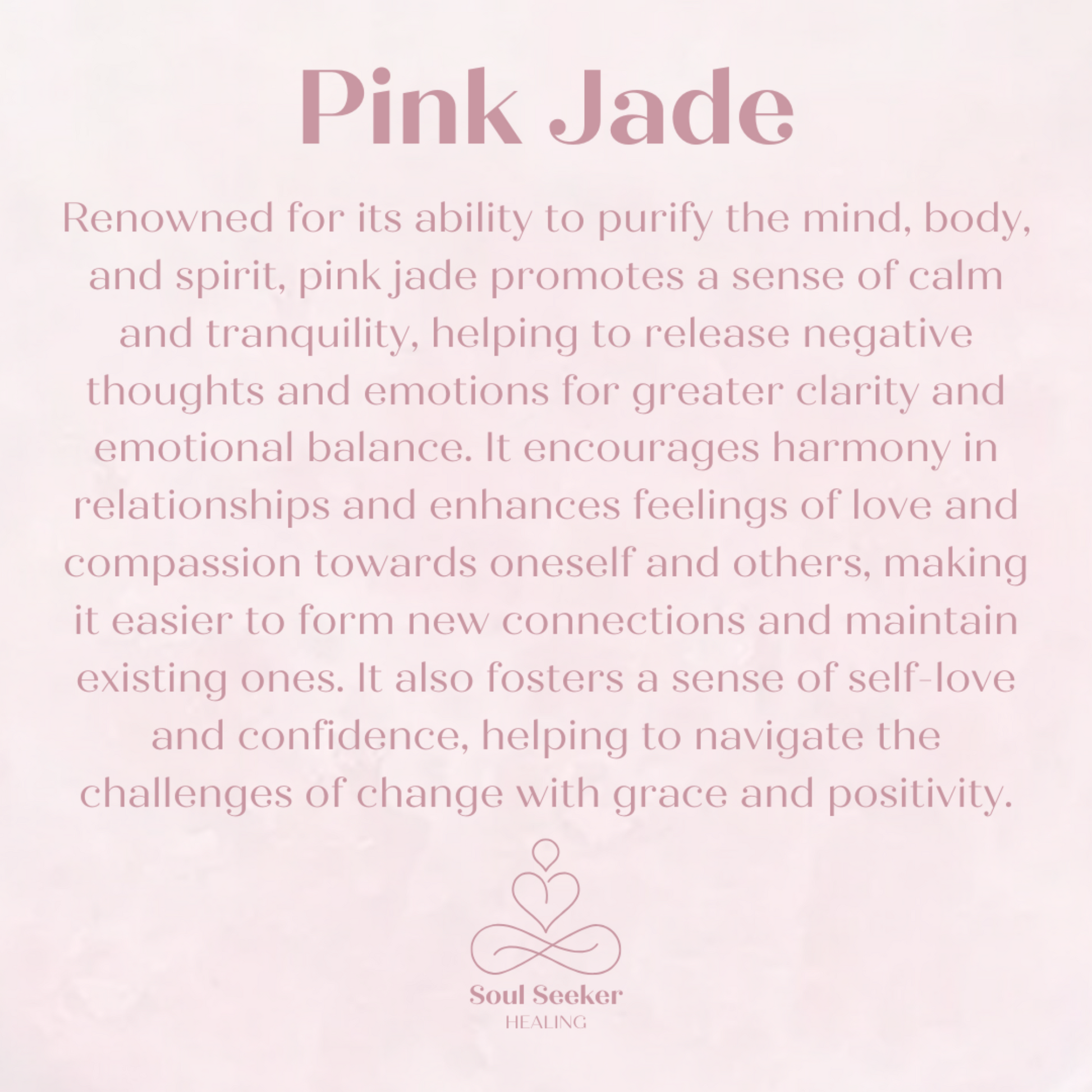 Pink jade properties, pink jade benefits, pink jade healing properties