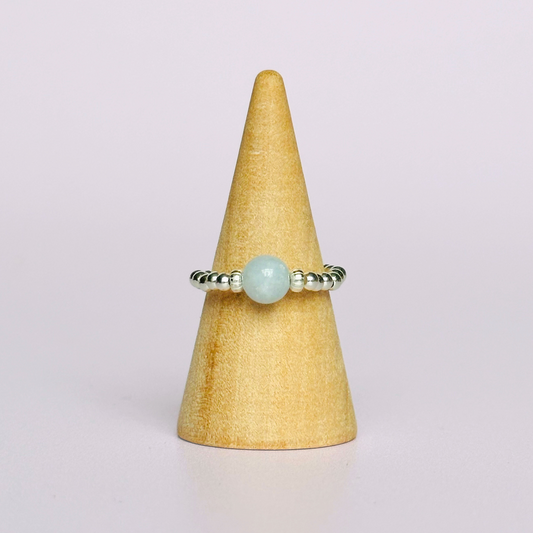 Sterling silver aquamarine ring, aquamarine ring, aquamarine ring silver, march birthstone, march birthstone ring